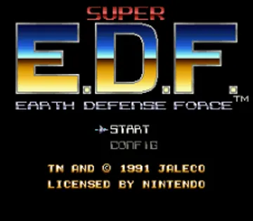 Earth Defense Force (Europe) screen shot title